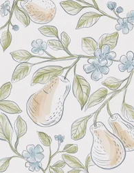 Orchard Pears And Flowers