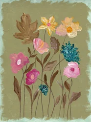 Painterly Garden Blooms