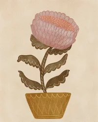Rustic Potted Flower