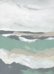 Serene Abstract Ocean Waves