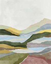 Serene Layered Landscape