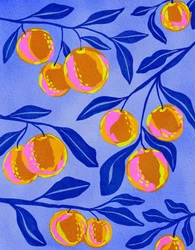 Vibrant Citrus Botanical