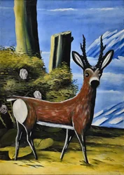 Roe Deer and Landscape