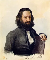 Portrait of Decembrist Alexander V. Podzhio 1798-1873, 1837