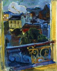 Paris, Montparnasse at Night