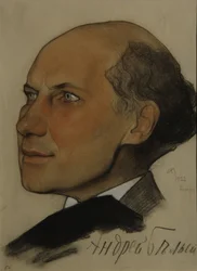 Portrait of the Poet Andrei Bely, 1922