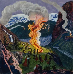 Midsummer fire