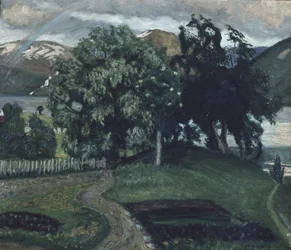 The vicarage garden, before 1911
