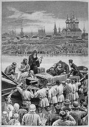 The Death of Patriarch Nikon at the Kotorosl River in Tropino