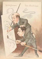 Self Caricature (From: Russian Ballet in Caricatures, 1902-1905)