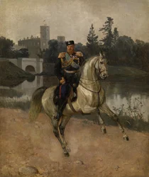 Equestrian Portrait of the Emperor Alexander III at Gatchina