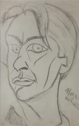 Poet Vladimir Mayakovsky, 1913