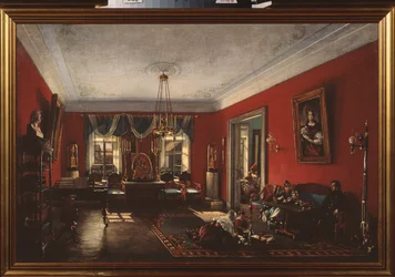 The Drawing Room in the Nashchokin House in Moscow