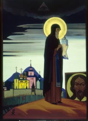 N.K. Roerich, St. Sergius of Radonezh