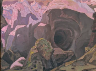 Rondane. Stage design for the theatre play Peer Gynt by H. Ibsen, 1911