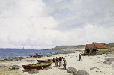 Fishermen on the Beach
