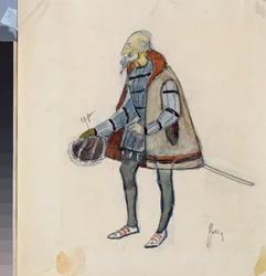 Costume Design for the Theatre Play The Miserly Knight by A. Pushkin