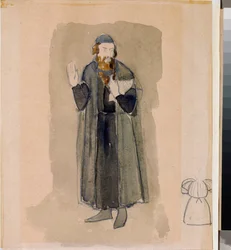 Costume Design for the Theatre Play The Miserly Knight by A. Pushkin