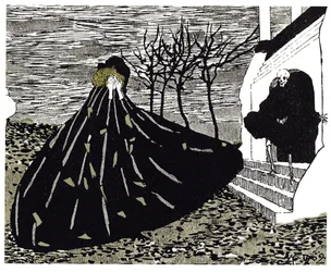 Autumn Illustration for the Magazine Mir Iskusstva