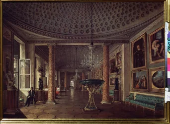 The Picture Gallery in the Stroganov Palace in St. Petersburg