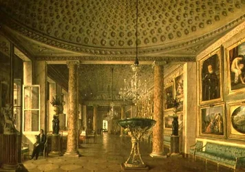 The Picture Gallery in the Stroganov Palace, St. Petersburg