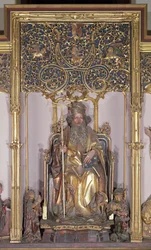 Isenheim Altarpiece, Saint Anthony the Hermit