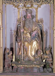 Isenheim Altarpiece, Saint Anthony the Hermit (detail of Saint Anthony)