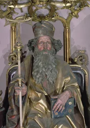 Isenheim Altarpiece, Saint Anthony the Hermit (detail of Saint Anthony)
