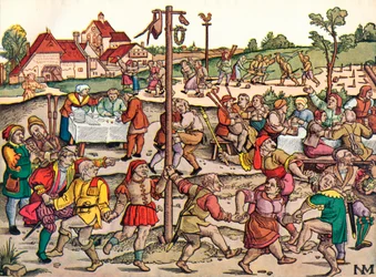 Villagers Celebration, c1530, 1949