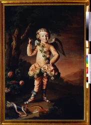 Portrait of Ivan Yakimov as Cupid