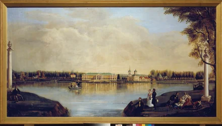 View of the Kuskovo Palace (Moscow, Russia)