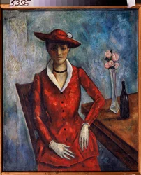 A Woman in Red