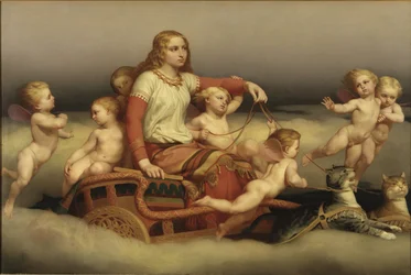 Freya Seeking Her Husband by Nils Jakob Blommer