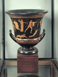 Attic Red-Figure Calyx-Krater Depicting the Death of the Niobids