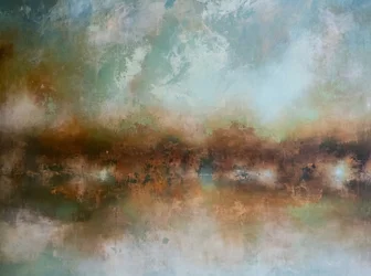 Misty Abstract Landscape