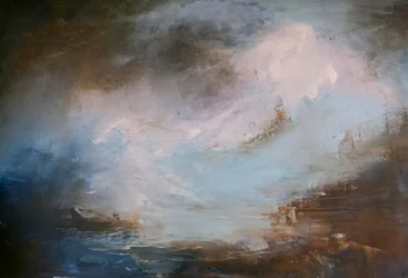 Turbulent Coastal Abstract
