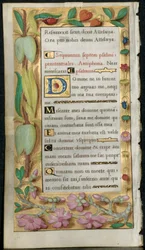Leaf from a Book of Hours: Penitential Psalms