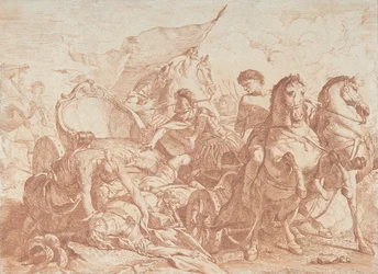 Fall of Antiochus From His Chariot