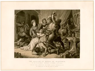 The seizure of Roger de Mortimer at Nottingham Castle