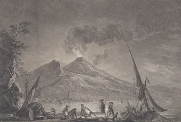 View of Mount Vesuvius as it was in 1757, 1762
