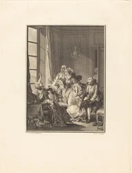 Julie Faints in an Armchair