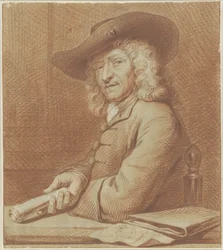 Portrait of the Draughtsman Jan Pietersz. Zoomer, with Hat and Paper Roll