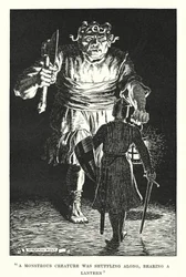 A Monstrous Creature Was Shuffling Along, Bearing a Lantern