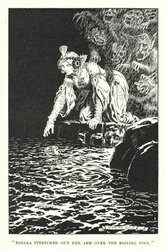 Rosana Stretched Out Her Arm Over the Boiling Pool