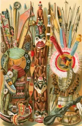 Culture of American Mongoloids: Indian Weapons and Designs