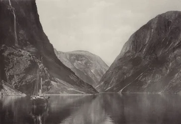 The Naerofjord from the Vikingvang Hotel