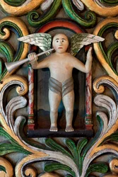 Angel with a Trumpet (detail)