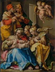 Holy Family with Saints Anne, Catherine of Alexandria, and Mary Magdalene
