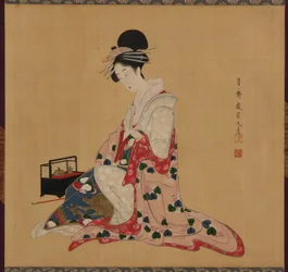 Oiran, Edo period, early-mid 19th century