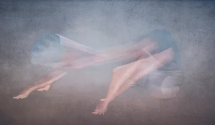 Graceful Blurred Figure